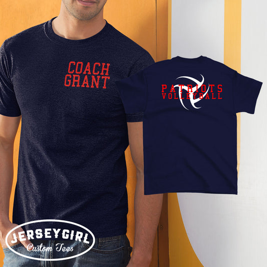 custom volleyball coach shirt