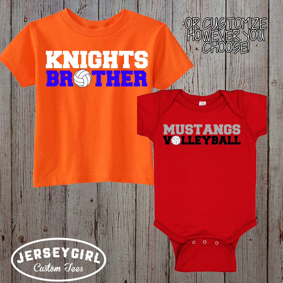 Custom Volleyball Cousin Bodysuit / Toddler Shirt