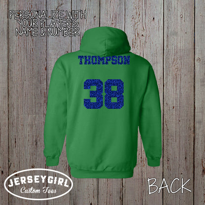 custom volleyball girlfriend hoodie