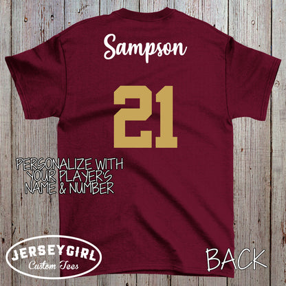 custom volleyball girlfriend shirt