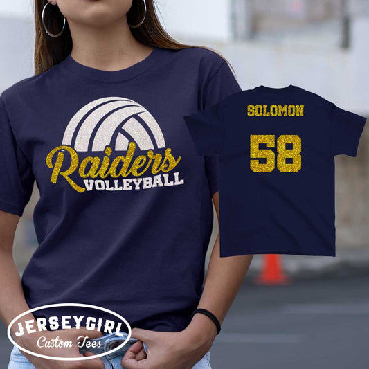 custom girls' volleyball shirt