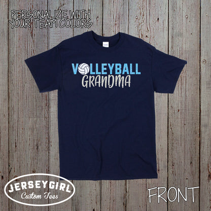 custom volleyball grandma shirt