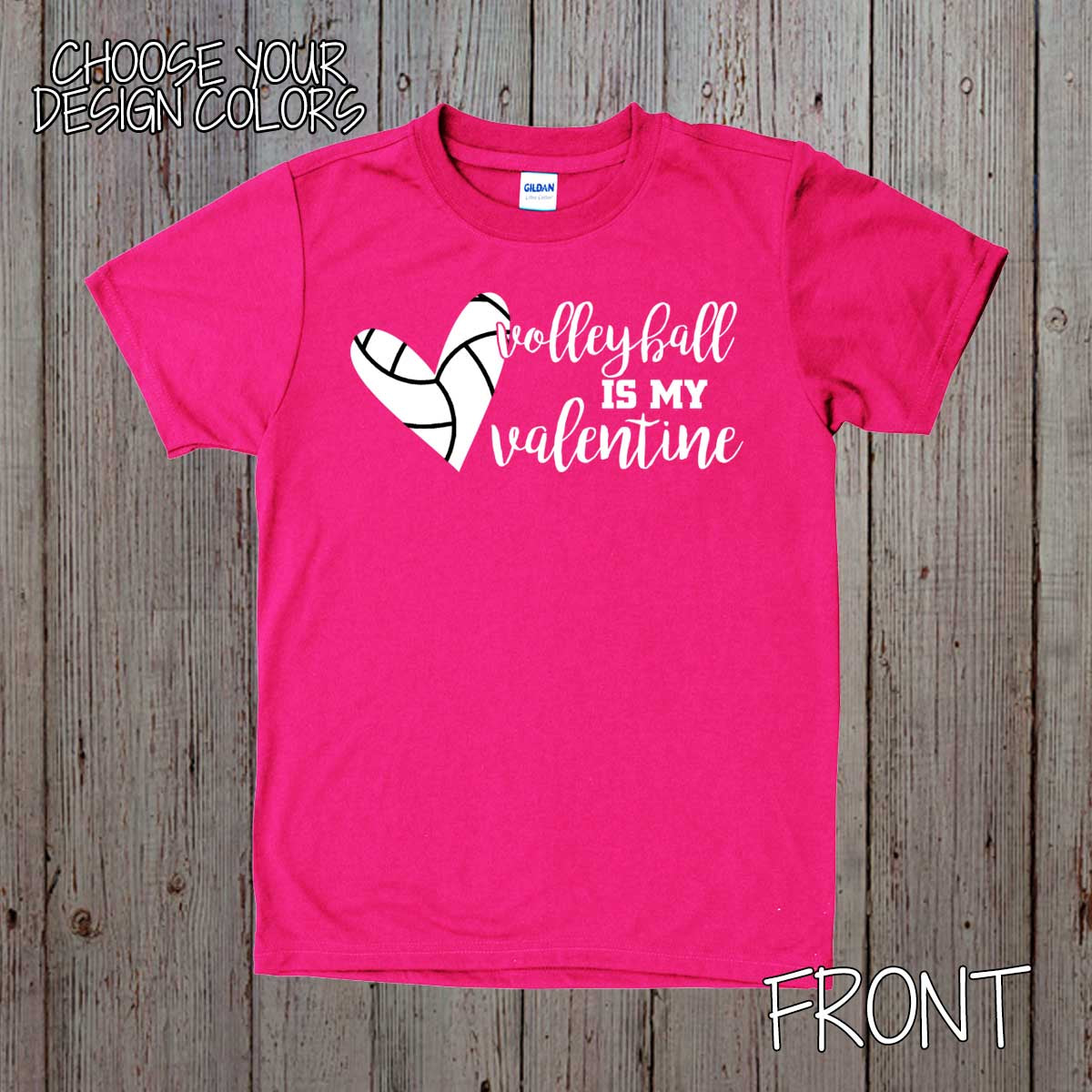 Volleyball is My Valentine shirt