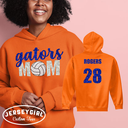 personalized volleyball mom sweatshirt