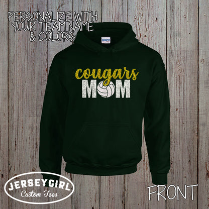 personalized volleyball mom sweatshirt