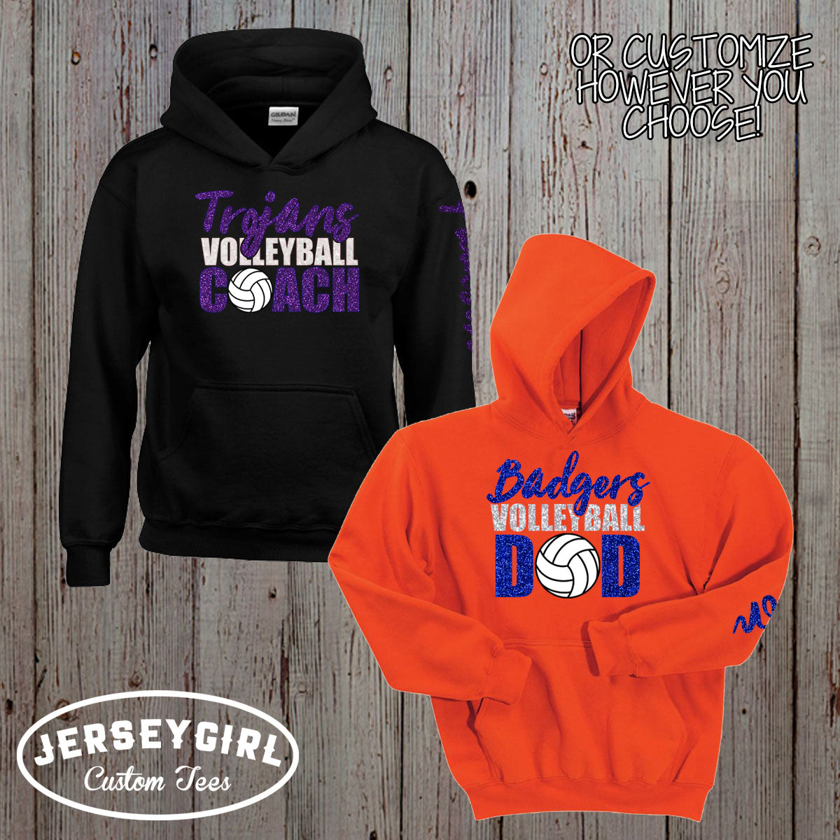 custom volleyball mom sweatshirt