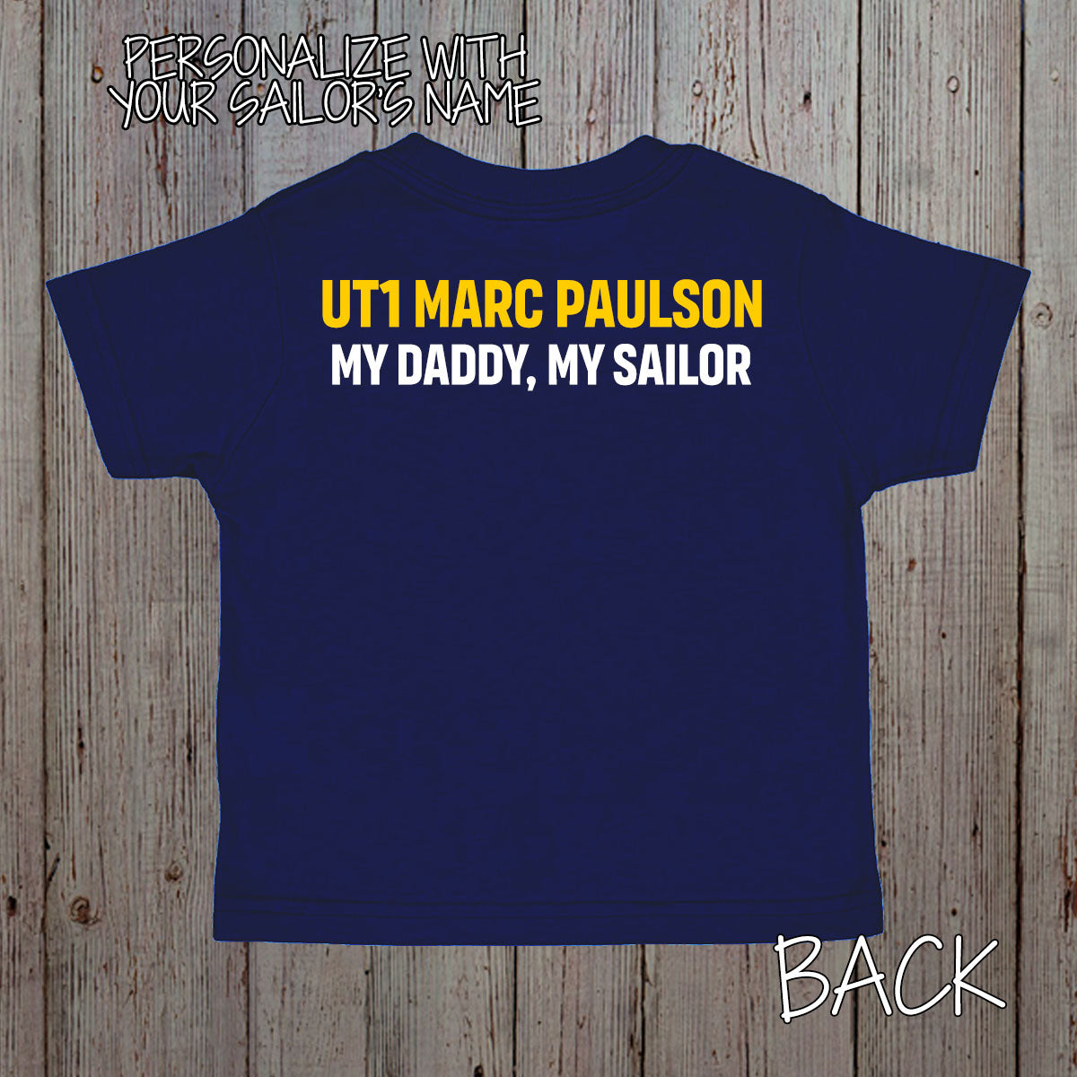 welcome home daddy Navy shirt